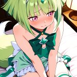 【エロ画像】緑髪外ハネボブロリ×手縛り・拘束_AI_アニメエロ画像のサムネイル