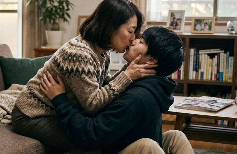 【画像】オバサンと若者のキス、ほんまに工ロすぎるwwwwwwwwwwwwwwwwwwwwwのサムネイル