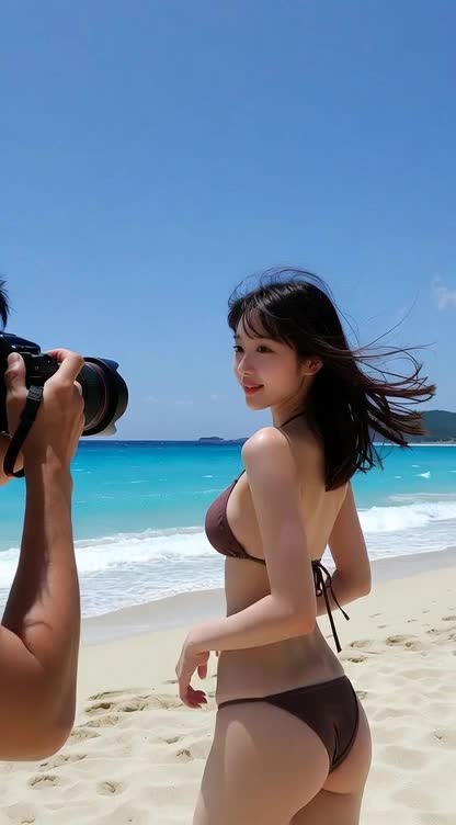 【AIエロ動画まとめ】かわいく撮れてるかな？ など19動画のサムネイル